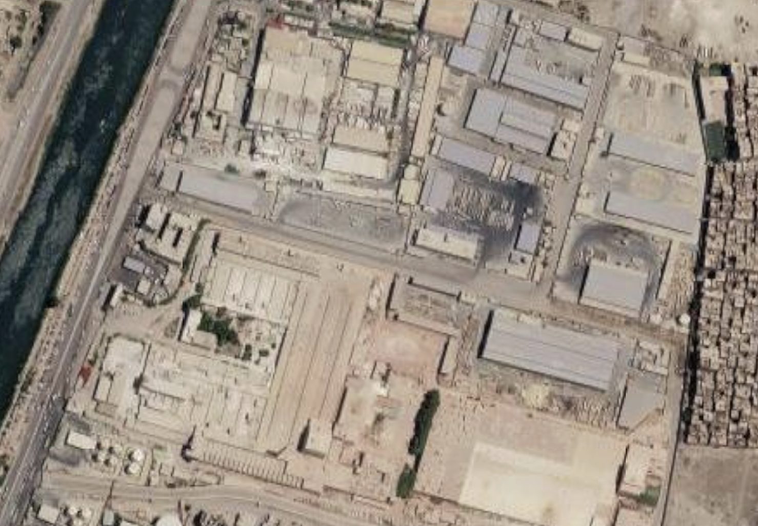 Satellite view of the Cairo North site, Cairo