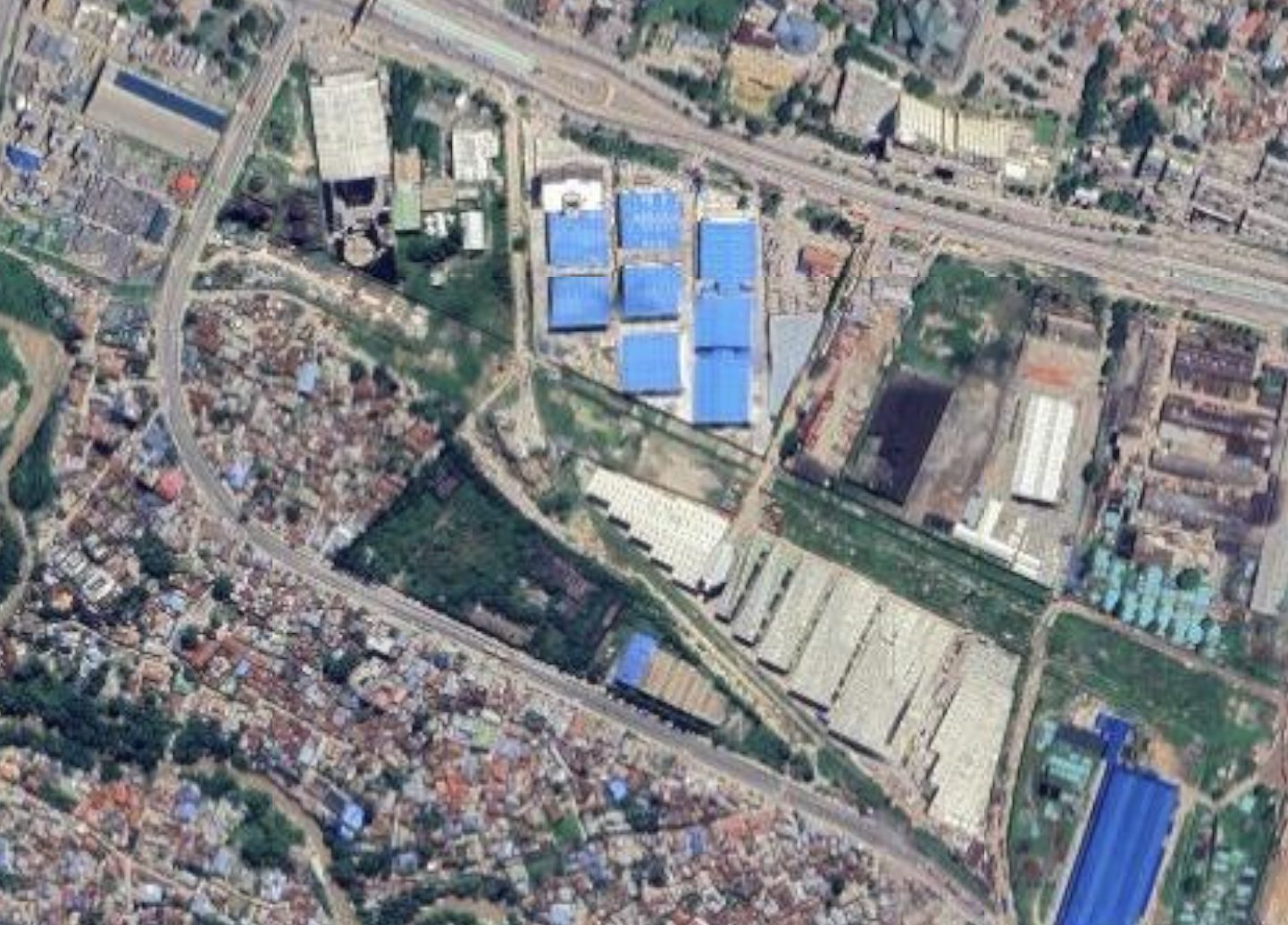 Satellite view of the Tegeta / Kinyerezi site, Dar es Salaam