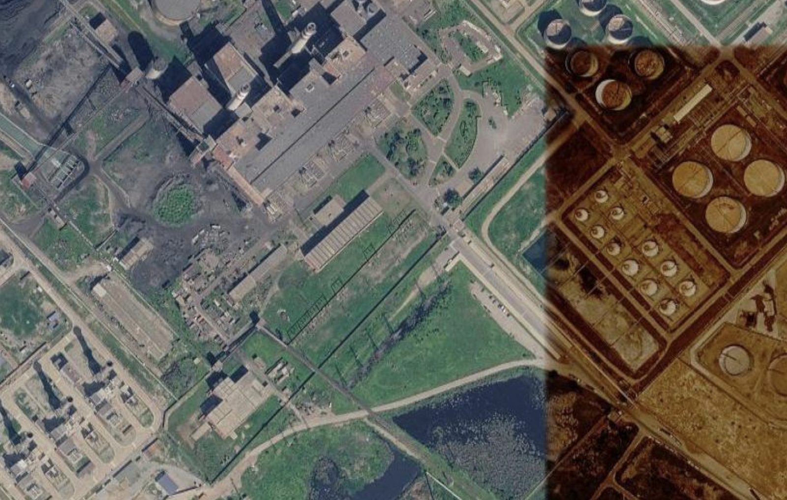 Satellite view of the Mohammedia site, Casablanca